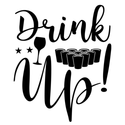 Drink-Up-Typography tshirt Design Free Download