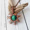 Wire-wrapped-copper-necklace-with-Malachite-bead-Star-pendant-with-Malachite-5.jpg