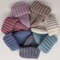 Chunky mohair beanie Women winter hat Ribbed knit mohair beanie Moheir handknit hat Warm hats Soft women hats