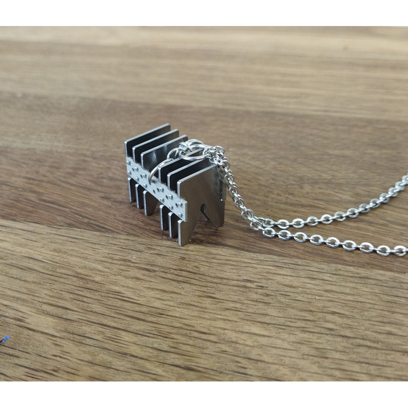 Hardware-necklace-silver-tone