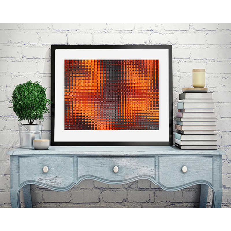 Athena black frame on blue cabinet.jpg