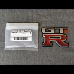Nissan Genuine GT-R Rear Emblem Badge for Skyline GT-R