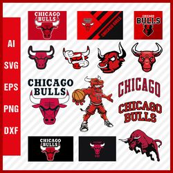Chicago Bulls Logo SVG - Chicago Bulls SVG Cut Files - Chicago Bulls PNG Logo, NBA Basketball Team, Bulls Clipart Images