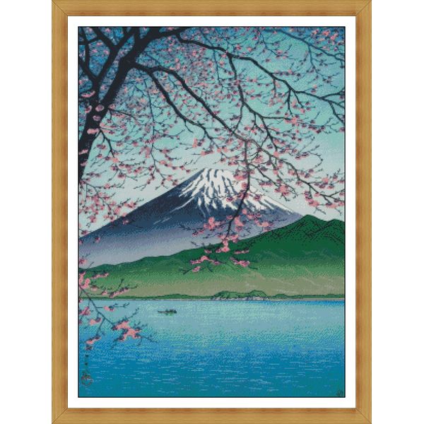 Mount Fuji From Kishio By Kawase Hasui3.jpg