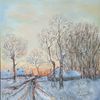 1-Последний снег, оттепель-написана по мотивам картины Юлия Клевера  -Оттепель.jpg