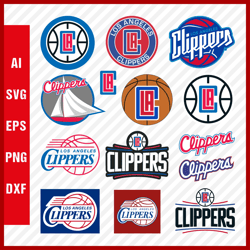 Los Angeles Clippers Logo SVG - LA Clippers SVG Cut Files - LA Clippers PNG Logo, NBA Basketball Team, Clippers Clipart