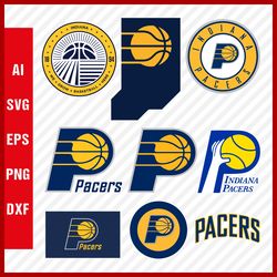 Indiana Pacers Logo SVG - Indiana Pacers SVG Cut Files - Pacers PNG Logo, NBA Basketball Team, Pacers Clipart Images
