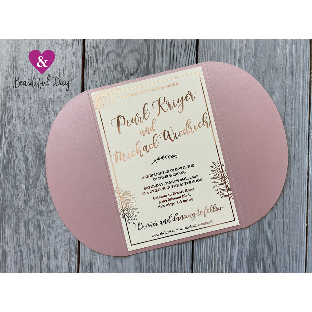 Arch cut cricut wedding invitation (cdr, ai, dxf, pdf) files