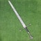 Customized Damascus Steel Anduril Sword of Narsil the King Aragorn, with S.jpg