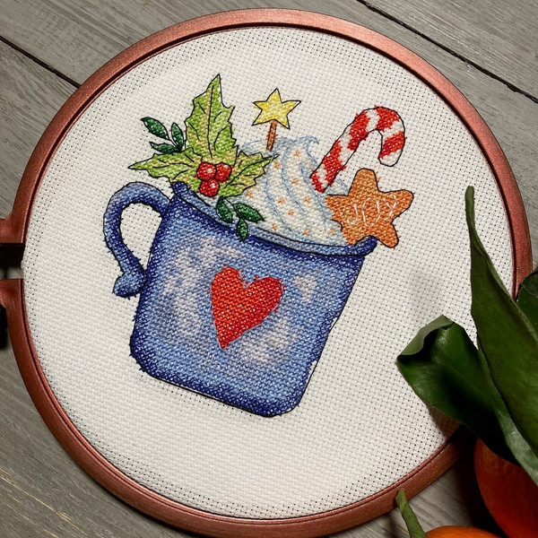 Christmas Cup cross stitch pattern-4
