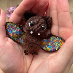 Amigurumi crochet cute toy bat