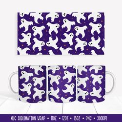 halloween mug sublimation design. spider web mug wrap