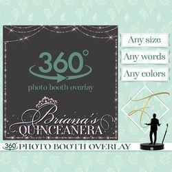 quinceanera 360 overlay quinceanera 360 photobooth xv birthday videobiith 15th birthday 360 booth overlay quince spin