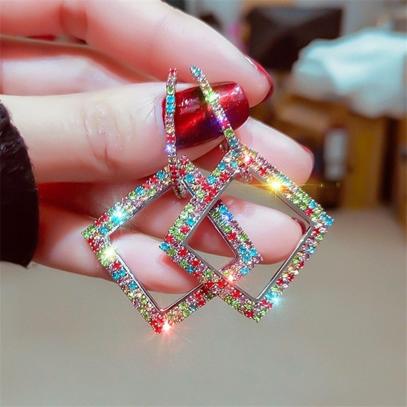 Colorful Rhinestone Geometric Hoop8.jpg