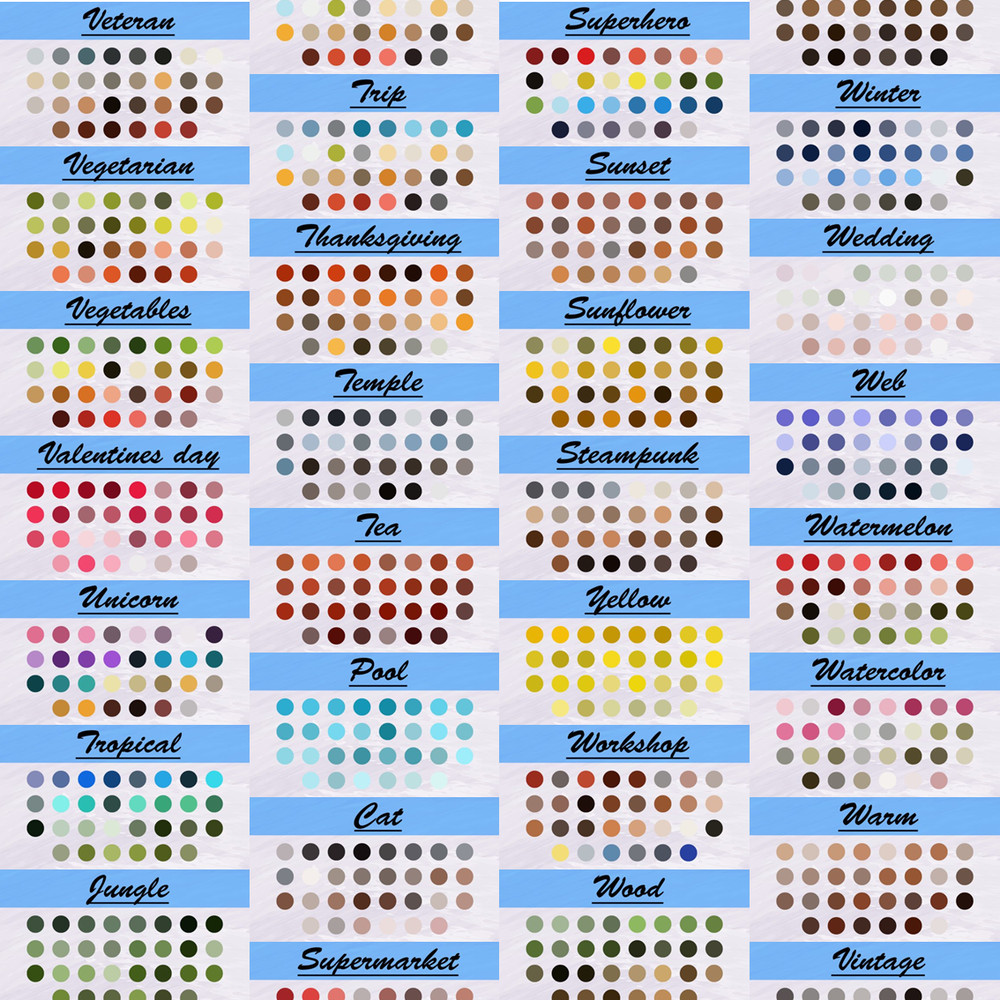 Procreate Color Palette Mega Bundle. 200 Palettes. 6000 Colors (2).png