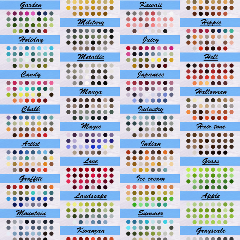 Procreate Color Palette Mega Bundle. 200 Palettes. 6000 Colors (5).png