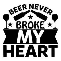Beer-never-broke-my-heart-Tshirt  Design