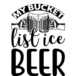 My-bucket-list-ice-beer-Tshirt  Design