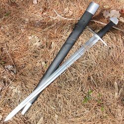 Knights of the Templar Sword, Medieval Historical Replica Hand Forged Full Tang Norse Inspired Longsword