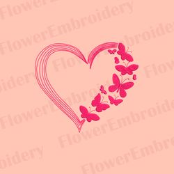 butterfly machine embroidery design