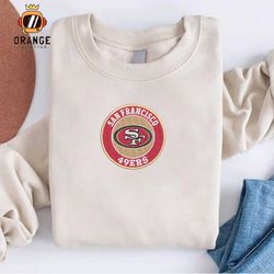 49ers Embroidered Sweatshirt, NFL Embroidered Shirt, San Francisco 49ers NFL, Embroidered Hoodie, Unisex T-Shirt