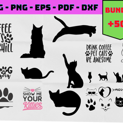 500 plus cat svg , kitten svg,funny cat svg bundle, cat lady svg, crazy cat lady svg, cat lover svg, cats svg, kitty svg