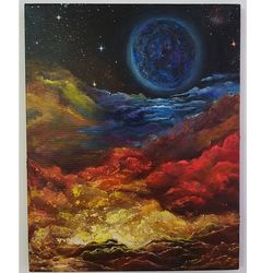 oil painting on canvas "origin"