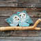 Cute Owl Couple Key Holder for Hallway by MyWildCanvas.jpg