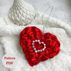 Hearts ornament, valentines pattern, heart pattern, Valentine's Day Decor, Valentine's Gift, PDF, Valentine's day