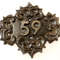 address number 59 vintage door plaque cast iron