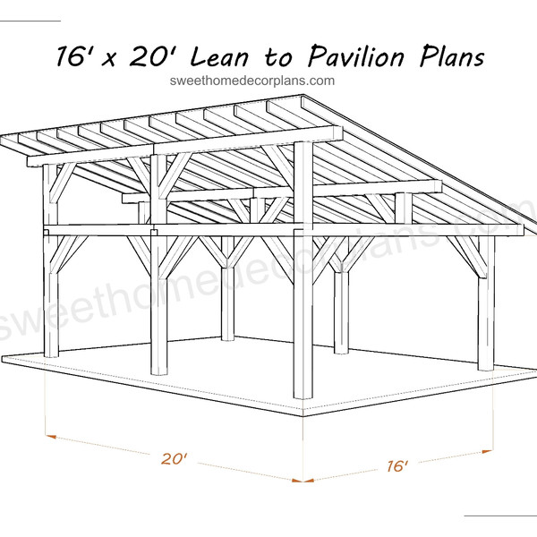 Diy 16 x 20 lean to pavilion plans pdf-1.jpg