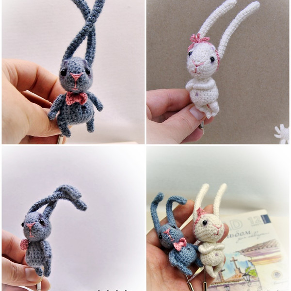 Bunny brooch toy hare rabbit amigurumi crochet pattern6.JPG