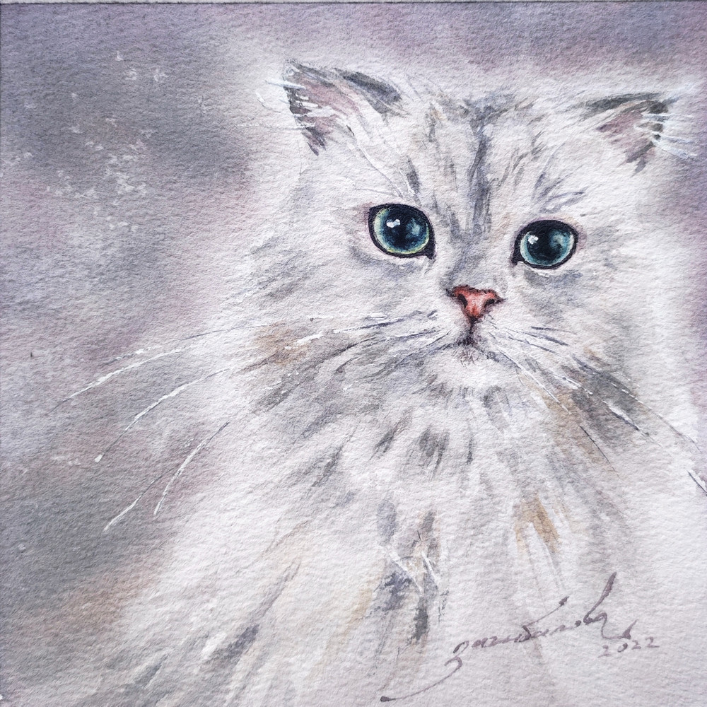 White-Cat-original-painting-framed-fine-art-kitten-wall-art-7.jpg