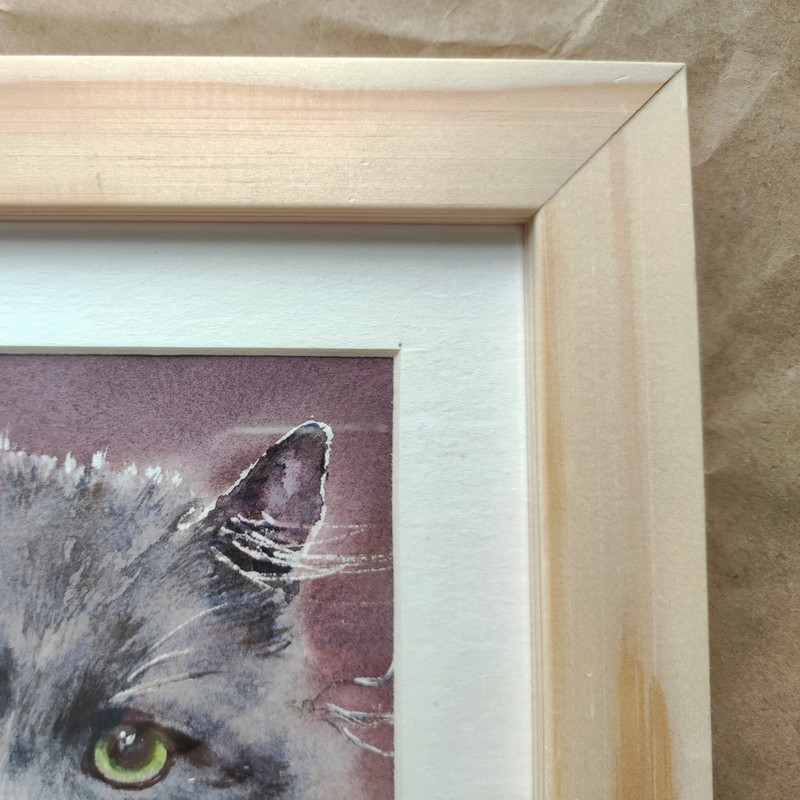Fluffy-Cat-original-painting-framed-fine-art-kitten-wall-art-3.jpg