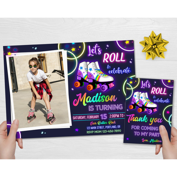 Roller-skate-birthday-invitation-with-picture-neon-glow-party-invite.jpg