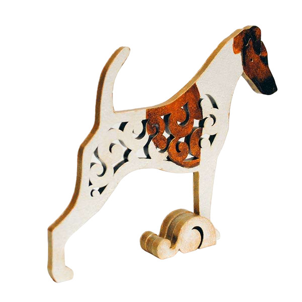 figurine smooth Fox terrier
