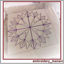 Quilt block 18 machine embroidery designs Instant download