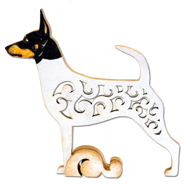 statuette Toy Fox terrier