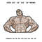 Jack Hanma Embroidery Design File / Baki Hanma Anime Embroidery Design/ Baki Hanma Fighter embroidery design