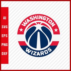 Washington Wizards Logo SVG - Washington Wizards SVG Cut Files - Wizards PNG Logo, NBA Basketball Team, Wizards Clipart