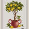 Lemon Tree cross stitch pattern