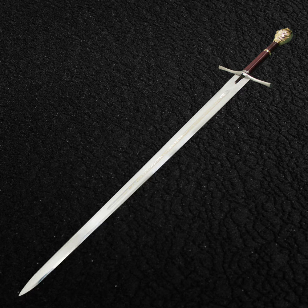 Handmade Chronicles Of Narnia Prince Sword Replica Gold Color Plaqupng