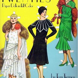 paper doll vintage pattern pdf fashion dolls