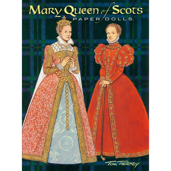 papper doll pattern Mary Queen of Scots
