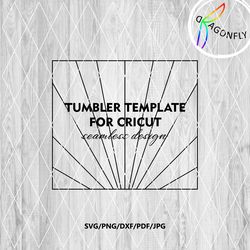lines burst tumbler template for cricut - 186