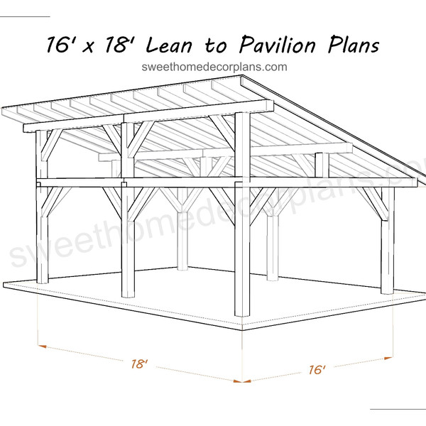 Diy 16 х 18 lean to pavilion gazebo plans-3.jpg
