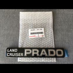 Toyota Genuine Rear Number Plate Light Emblem Badge for Land Cruiser Prado 90