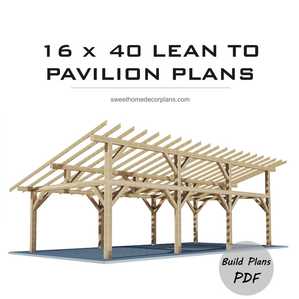16 x 40 lean to pavilion plans in pdf-1.jpg
