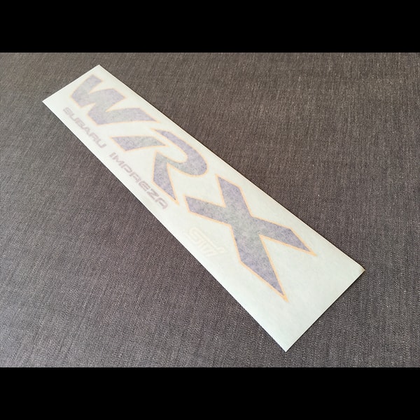 Subaru Genuine Impreza WRX STI White Rear Decal Sticker | Inspire Uplift
