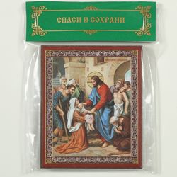 Christ healing the sick icon | Orthodox gift | free shipping from the Orthodox store